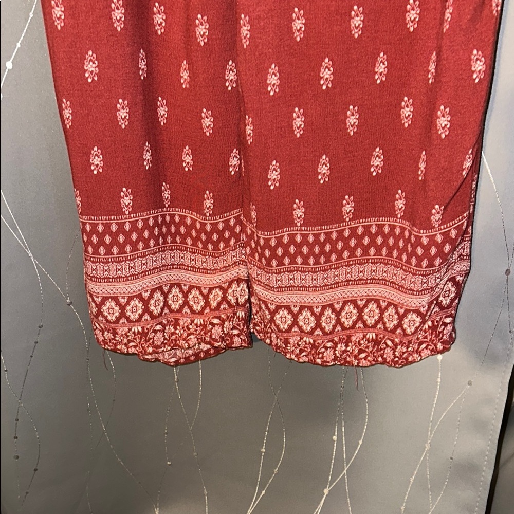 Kingston Red Patterned Boot Cut Pants - image 3